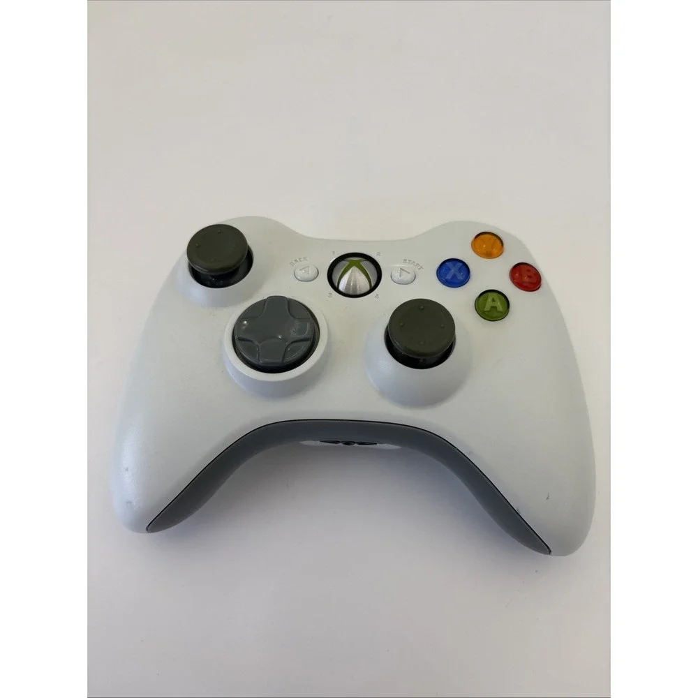 Official OEM Microsoft Xbox 360 Wireless Controller White PARTS ONLY No Cover